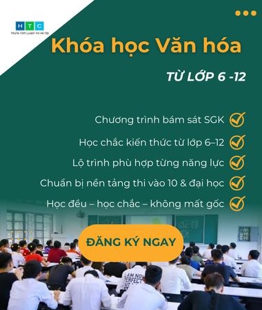 KHÓA HỌC LỚP 6 - 12